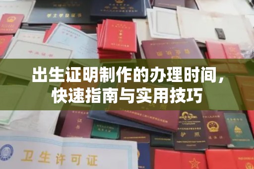海港出生证明制作的办理时间，快速指南与实用技巧